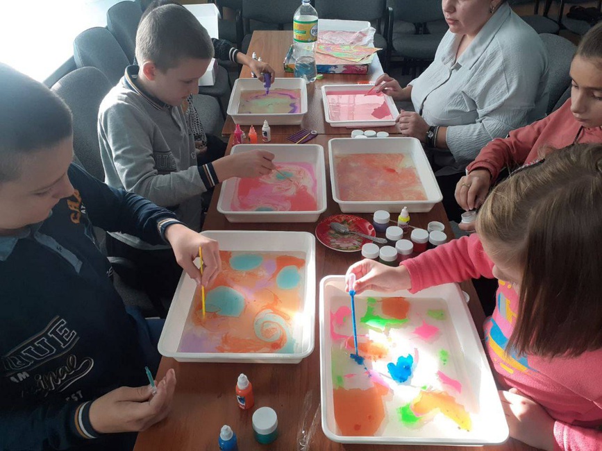 Мастер-класс  «Эбру – рисование на воде»