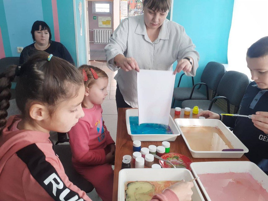 Мастер-класс  «Эбру – рисование на воде»