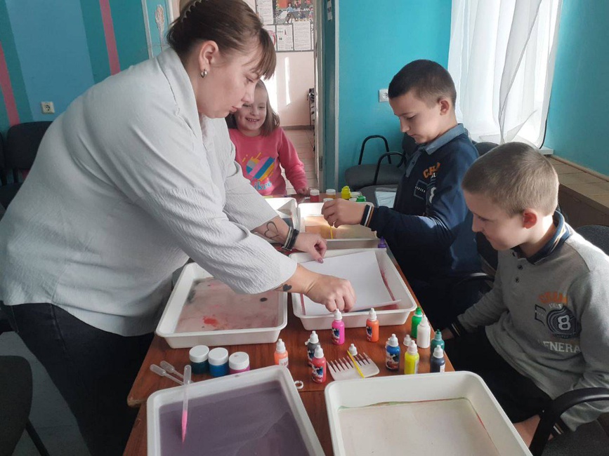 Мастер-класс  «Эбру – рисование на воде»