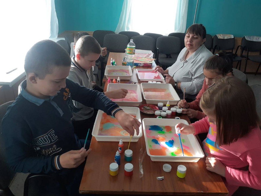 Мастер-класс  «Эбру – рисование на воде»