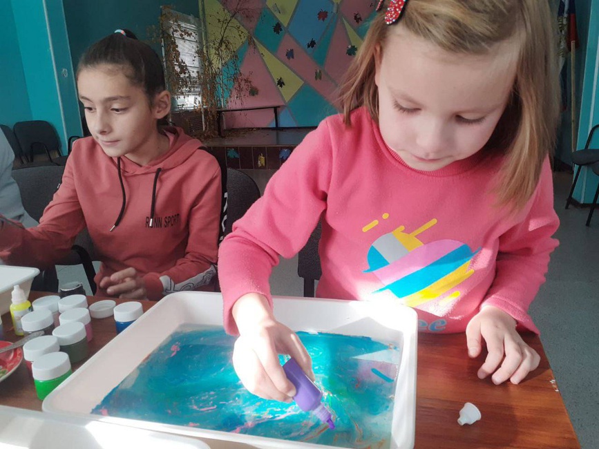 Мастер-класс  «Эбру – рисование на воде»